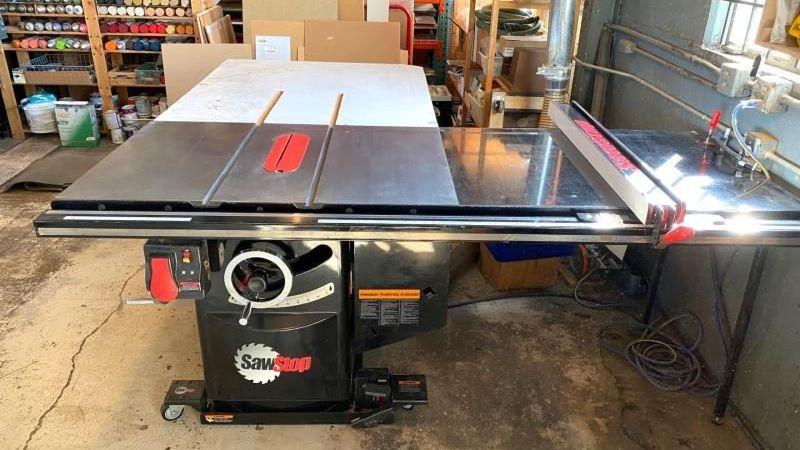 SawStop Saw for sale at exfactoryauctions.com